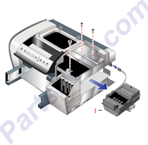 HP parts picture diagram for C8116-67047